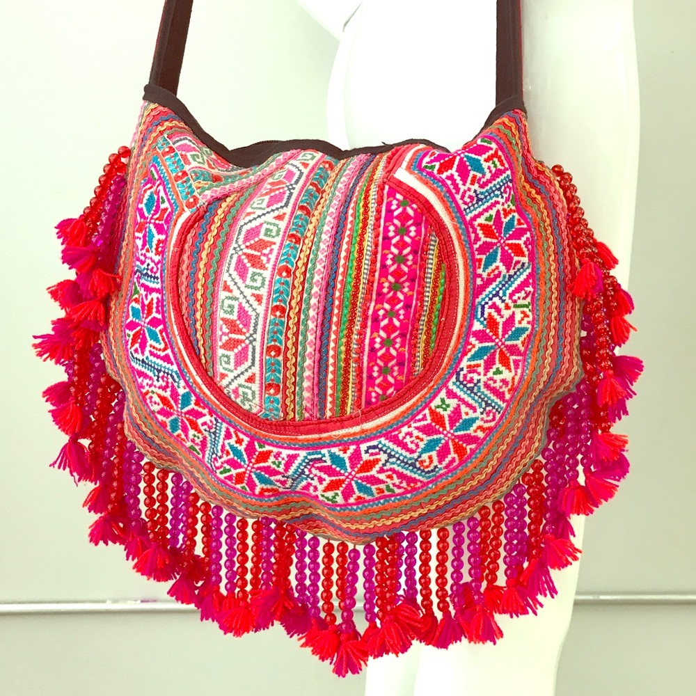 Embroidered imported purse